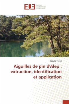 Aiguilles de pin d'Alep : extraction, identification et application - Hjouji, Kaoutar