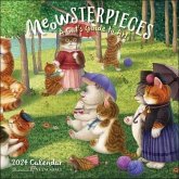 Meowsterpieces 2024 Wall Calendar: A Cat's Guide to Art