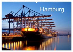 Hamburg (Wandkalender 2024 DIN A2 quer), CALVENDO Monatskalender