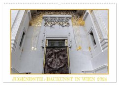 Jugendstil-Baukunst in Wien (Wandkalender 2024 DIN A2 quer), CALVENDO Monatskalender