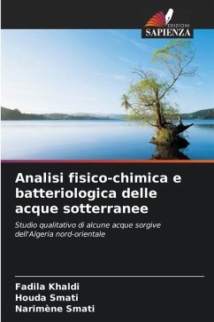 Analisi fisico-chimica e batteriologica delle acque sotterranee - Khaldi, Fadila;Smati, Houda;Smati, Narimène