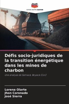 Défis socio-juridiques de la transition énergétique dans les mines de charbon - Olarte, Lorena;Coronado, Jhon;Sierra, José