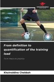 From definition to quantification of the training load