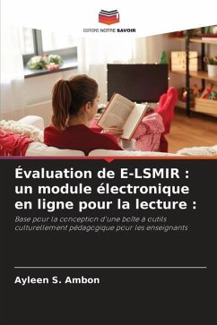 Évaluation de E-LSMIR : un module électronique en ligne pour la lecture : - Ambon, Ayleen S.