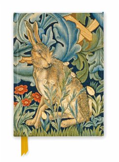 V&a: William Morris: Hare from the Forest Tapestry (Foiled Journal) - Flame Tree Publishing