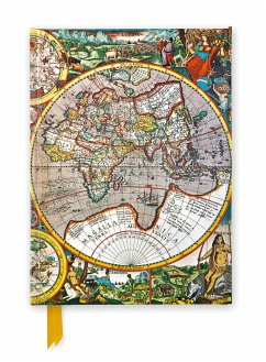 Pieter Van Den Keere: Antique Map (Foiled Journal) - Flame Tree Publishing