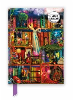 Aimee Stewart: Treasure Hunt Bookshelves (Foiled Blank Journal) - Flame Tree Publishing