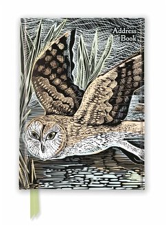 Angela Harding: Marsh Owl (Address Book) - Flame Tree Publishing