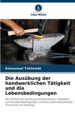Die Ausübung der handwerklichen Tätigkeit und die Lebensbedingungen - Tshilembi, Emmanuel