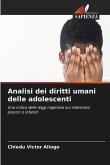 Analisi dei diritti umani delle adolescenti