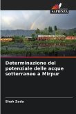 Determinazione del potenziale delle acque sotterranee a Mirpur