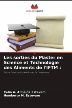 Cover Les sorties du Master en Science et Technologie des Aliments de l'IFTM :