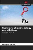 Summary of methodology and citations
