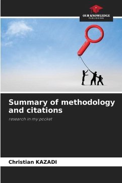 Summary of methodology and citations - KAZADI, Christian