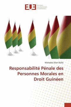 Responsabilité Pénale des Personnes Morales en Droit Guinéen - Diallo, Mamadou Dian