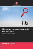 Resumo da metodologia e citações