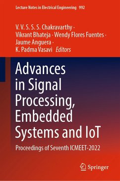 Advances in Signal Processing, Embedded Systems and IoT (eBook, PDF)