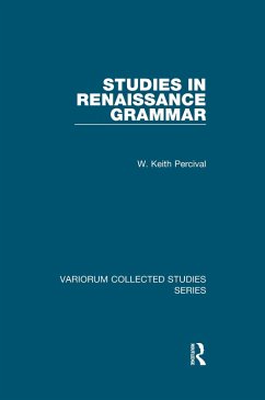 Cover Studies in Renaissance Grammar (eBook, PDF)