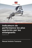 Indicateurs de performance les plus appréciés par les enseignants