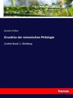 Grundriss der romanischen Philologie