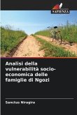 Analisi della vulnerabilità socio-economica delle famiglie di Ngozi