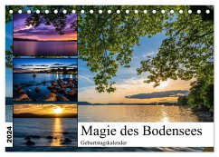 Magie des Bodensees (Tischkalender 2024 DIN A5 quer), CALVENDO Monatskalender - Alexander Kunze, Marc