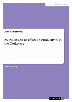 Nutrition and its effect on Productivity at the Workplace