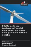 Effetto della pre-torsione sull'analisi delle vibrazioni libere delle pale delle turbine eoliche