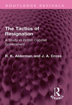 The Tactics of Resignation (eBook, ePUB) - Alderman, R. K.; Cross, J. A.