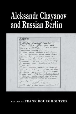 Cover Aleksandr Chayanov and Russian Berlin (eBook, PDF)