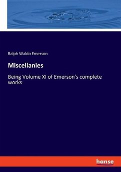 Miscellanies - Emerson, Ralph Waldo