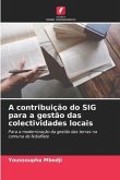 A contribuição do SIG para a gestão das colectividades locais
