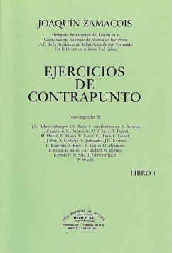 Ejercicios de contrapunto - Zamacois, Joaquim