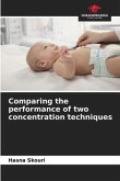 Comparing the performance of two concentration techniques