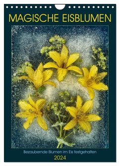 Magische Eisblumen (Wandkalender 2024 DIN A4 hoch), CALVENDO Monatskalender