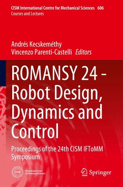 ROMANSY 24 - Robot Design, Dynamics and Control