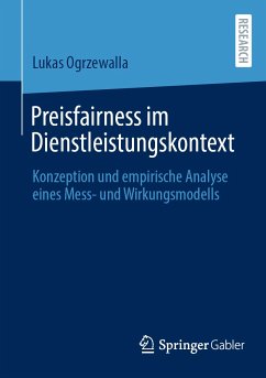 Preisfairness im Dienstleistungskontext (eBook, PDF) - Ogrzewalla, Lukas