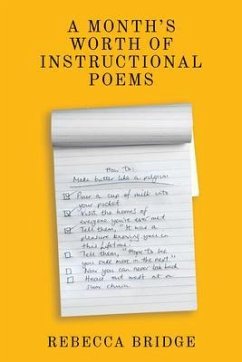 Cover A Months Worth of Instructional Poems (eBook, ePUB)