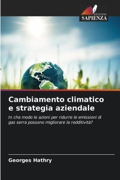 Cambiamento climatico e strategia aziendale - HATHRY, Georges