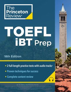 Princeton Review TOEFL iBT Prep with Audio/Listening Tracks, 2023 - Princeton Review