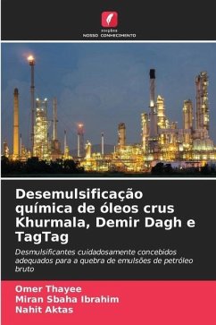 Desemulsificação química de óleos crus Khurmala, Demir Dagh e TagTag - Thayee, Omer;Ibrahim, Miran Sbaha;AktaS, Nahit