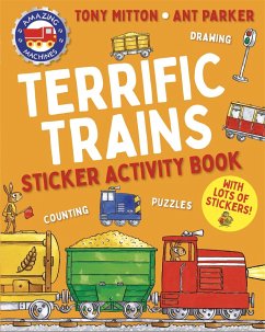 Amazing Machines Terrific Trains Sticker Activity Book - Mitton, Tony