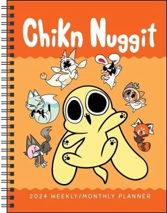 Chikn Nuggit 12-Month 2024 Weekly/Monthly Planner Calendar - Kupetsky, Kyra