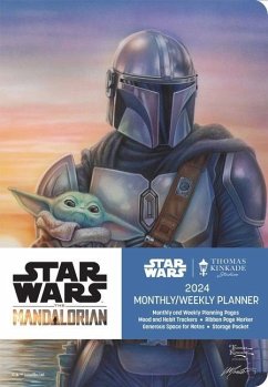 The Mandalorian by Thomas Kinkade Studios 12-Month 2024 Monthly/Weekly Planner Calen - Thomas Kinkade Studios