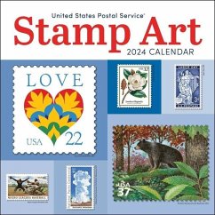United States Postal Service Stamp Art 2024 Wall Calendar - United States Postal Office