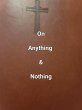 On Anything & Nothing (Poetry Volume,... - Bild 1