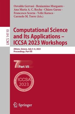 Computational Science and Its Applications - ICCSA 2023 Workshops Computational Science and Its Applications - ICCSA 2023 Workshops
