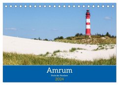 Amrum - Perle der Nordsee (Tischkalender 2024 DIN A5 quer), CALVENDO Monatskalender