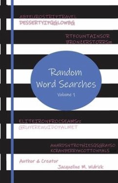 Random Word Searches: Volume 1 - Widrick, Jacqueline M.