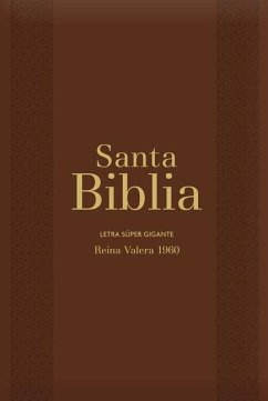 Biblia Rvr60 Letra Súper Gigante - Marrón Con Índice/Cierre (Bible - Rvr60 Super Large Print - Burgundy with Index/Closure) - Reina Valera 1960